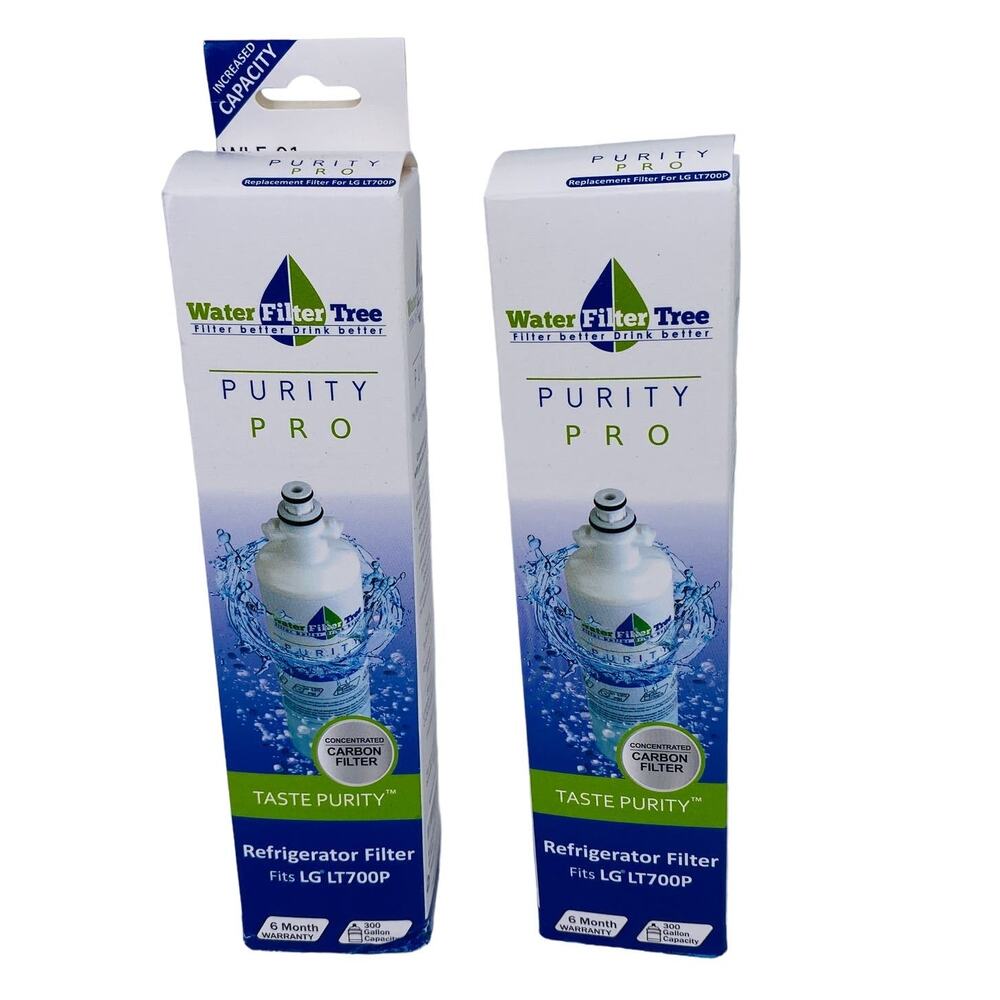 Lot 2 Water Filter Tree Purity Pro Refrigerator Filters WLF-01 Replaces LT700P